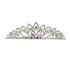 Girls Silver AB Rhinestone Shimmery Flower Girl Wedding Pageant Comb Crown - SophiasStyle.com